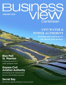 January 2016 Issue cover Business View Caribbean.