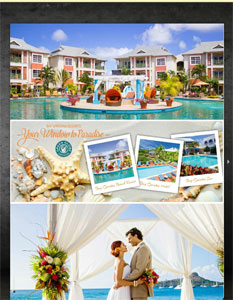 Bay Gardens Resorts brochure cover.