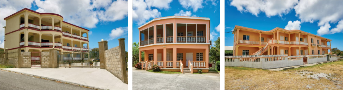 Lefco Equipment Rental, 3 pictures of different views of a new apartment building.