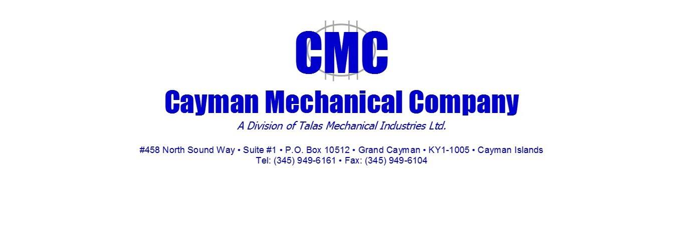 CMC, Cayman Mechanical Company logo.