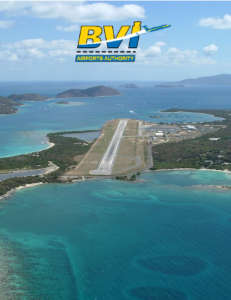 British Virgin Islands Airports Authority brochure cover.