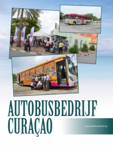 Autobusbedrijf Curacao brochure cover.