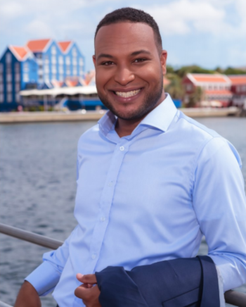 A photo of Miles Mercera, the Curacao Hospitality Tourism Association President.