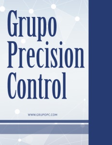 Grupo Precision Control brochure cover.
