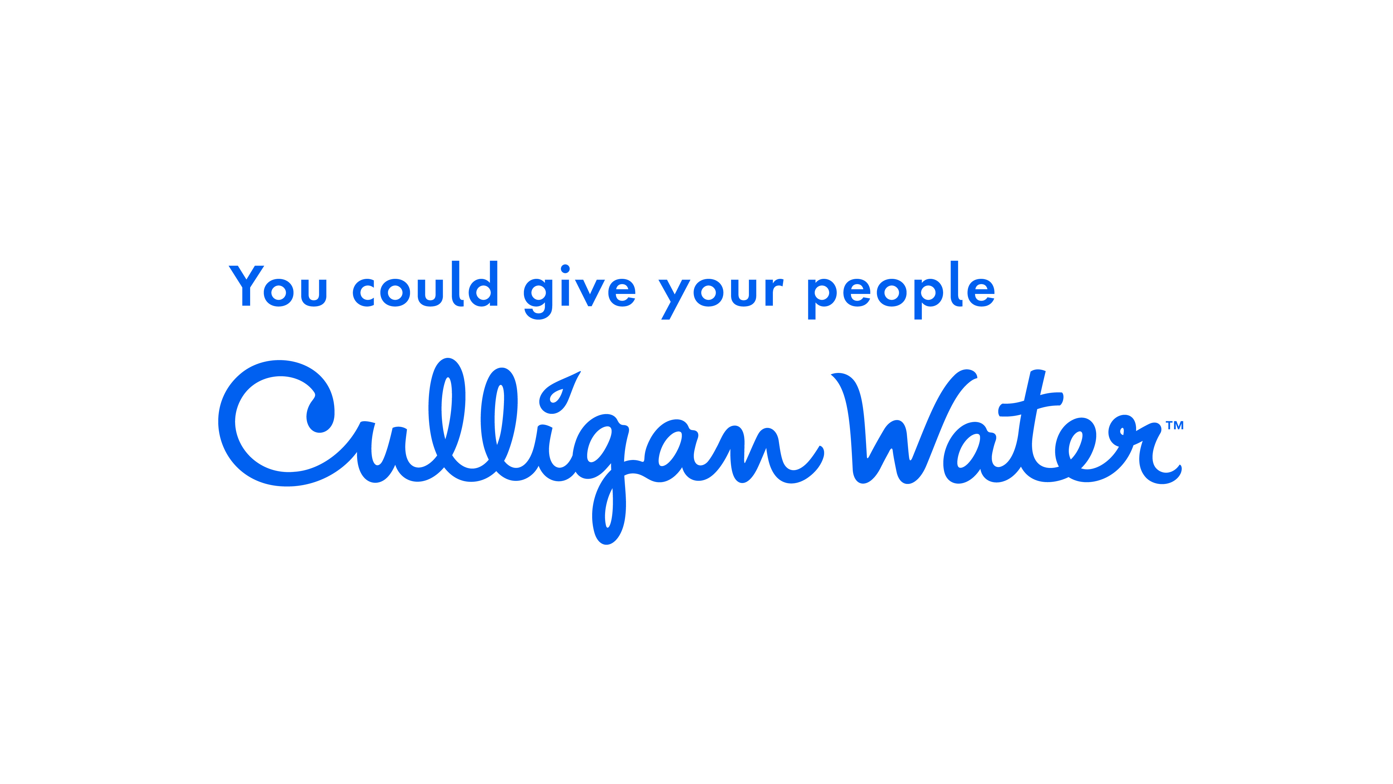 Web You could give your people Culligan Water; logo.