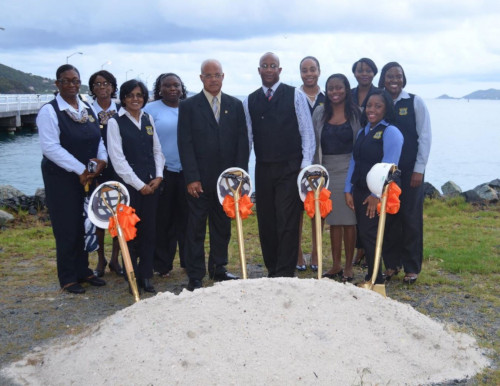 British Virgin Islands Ports Authority, ground breaking ceremony.
