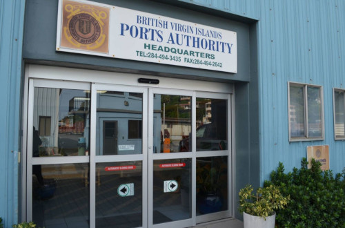 British Virgin Islands Ports Authority headquarters building.