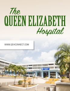 Queen Elizabeth Hospital brochure cover.