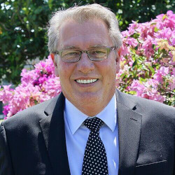 Dr. Patrick Auman, Ph.D. Administrator for Doctors Hospital Grand Cayman.