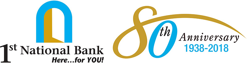 1st National Bank St. Lucia Limited logo.