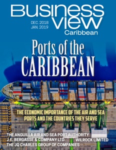 Business View Caribbean December 2018 issue cover.