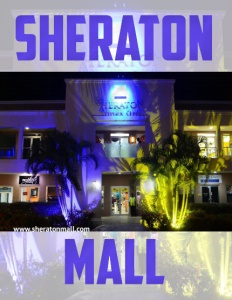 Sheraton Mall brochure cover.