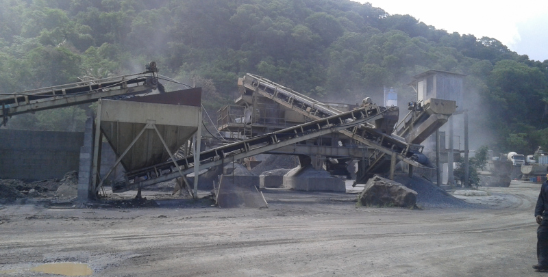 Wilrock Ltd stone crusher.