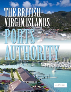 The British Virgin Islands Ports Authority brochure cover.