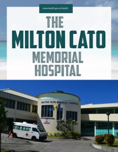 The Milton Cato Memorial Hospital brochure cover.