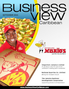 September 2015 Issue cover of Business View Caribbean.