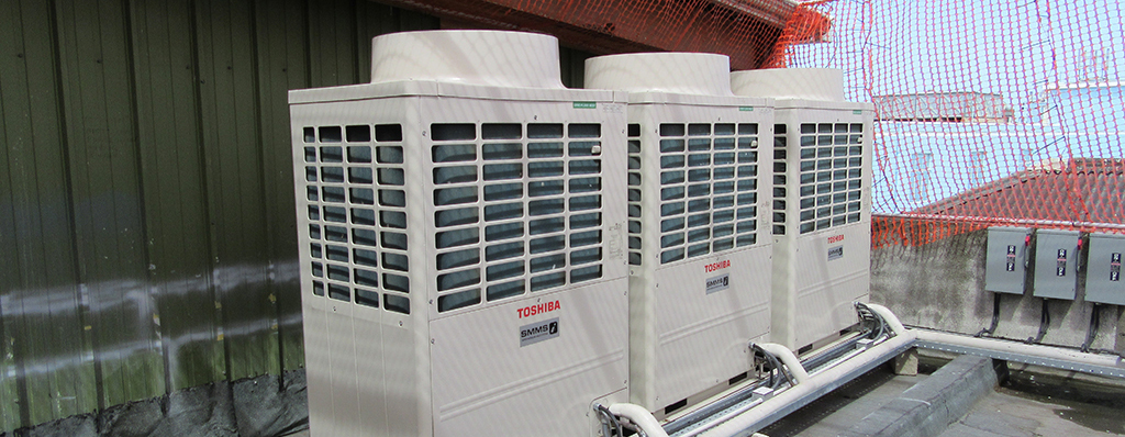 TMR Sales & Service Ltd. in Barbados rooftop units.