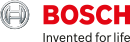 Bosch logo with Invented for life slogan.