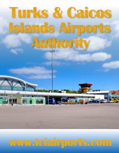 Turks & Caicos Islands Airports Authority brochure cover.