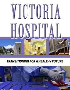 Victoria Hospital brochure cover.