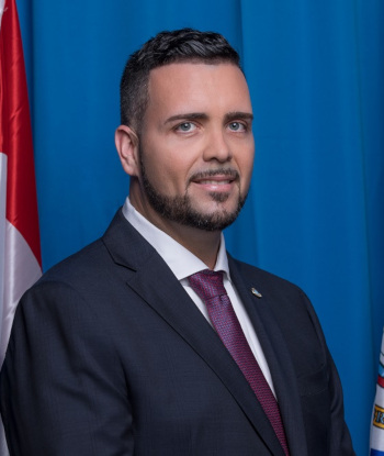 St. Maarten Ministry of Tourism, Economic Affairs, Traffic & Telecommunication Minister, the Honorable Stuart A. Johnson