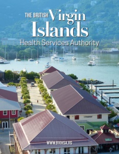 The British Virgin Islands Health Services Authority brochure cover.