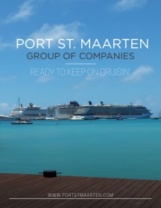 Port St. Maarten Group of Companies brochure cover.