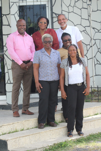 Fred M. Jones Estates Admin Staff-Glenroy Samuels,Oliveen Stephenson,Nicholas Jones,Delma Taylor,Mertilyn Barrett and Erma Sinclair