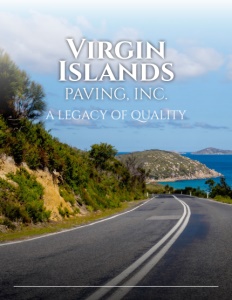 Virgin Islands Paving Inc. brochure cover.