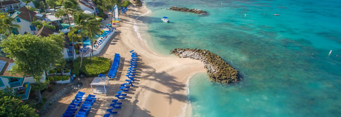 Elegant Hotels Group Barbados aerial beach view