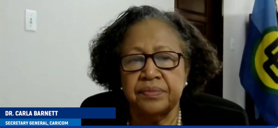 Secretary-General Dr Carla Barnett’s