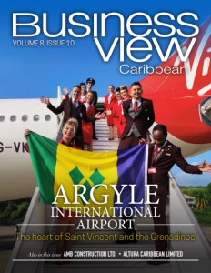 Volume 8 Issue 10 cover of Business View Caribbean